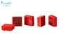 Vektör 2500 Kesim Makinesi İçin Uygun 130298 703493 Kırmızı Naylon Kıl Blokları